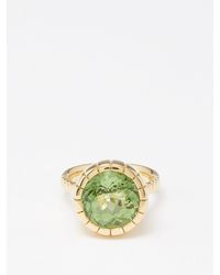 Retrouvai Heirloom Tourmaline & 14kt Gold Ring - Multicolor
