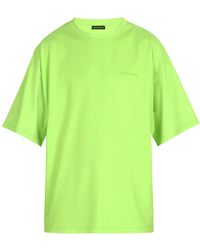 neon balenciaga shirt