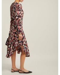 Valentino Rockstud Slingback Grained-leather Flats - Black