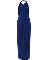 Proenza Schouler Sleeveless Jersey-crepe Midi Dress - Blue