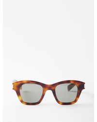 Saint Laurent - New Wave Cat-eye Tortoiseshell-acetate Sunglasses - Lyst