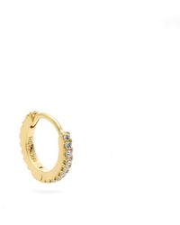 Maria Tash Eternity Diamond & 18kt Gold Single Earring - Metallic