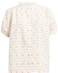 Ace & Jig Aiden Embroidered Cotton Shirt - White