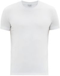Dolce & Gabbana Short Sleeve Cotton-blend Jersey Pyjama T-shirt - White
