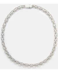 Tom Wood 18" Anchor-link Sterling-silver Necklace - Metallic