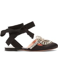 rochas ballet flats
