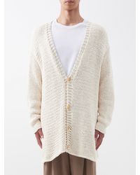 The Row Zaydi Chunky-knit Longline Cardigan - Natural