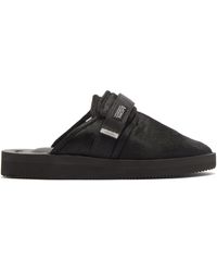 Suicoke Claquettes à bout fermé Zavo - Noir