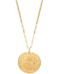 Mens Jewellery Necklaces Alighieri Gold the Nocturnal Helm Necklace in Metallic for Men 