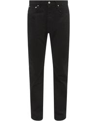 Kuro Helvetica Slim-leg Jeans - Black