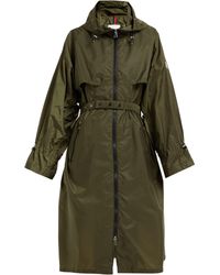 Moncler Parka ceinturée Washington - Vert