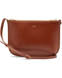 A.P.C. Sarah Smooth-leather Cross-body Bag - Multicolor