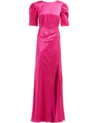 annie formal knot satin dress