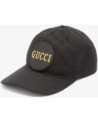 Gucci Gg Canvas Baseball Hat - Black