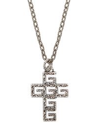 gucci cross necklace mens