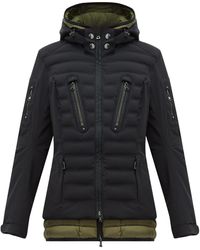 Bogner Veste à capuche et empiècement matelassé Rachel-T - Noir