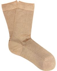 Falke Chaussettes en soie mélangée et pois No.2 - Multicolore