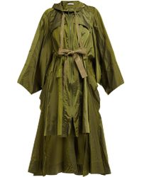 Palmer//Harding Brooke Asymmetric Parka - Green