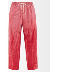 Womens Clothing Nightwear and sleepwear Pyjamas F.R.S For Restless Sleepers Cotton Pipe-trim Pajama Shirt in Pink 