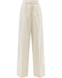 Made In Tomboy Enea High-rise Wide-leg Jeans - Natural