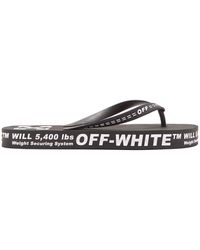 off white flip flops mens