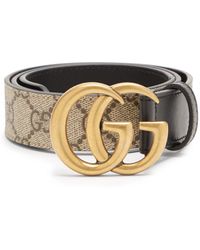gucci brown belt womens