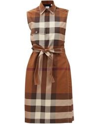 burberry print dress