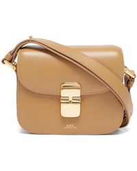 A.P.C. Grace Leather Mini Crossbody Bag - Save 18% - Lyst