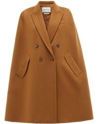 Max Mara Pampas Cape - Brown
