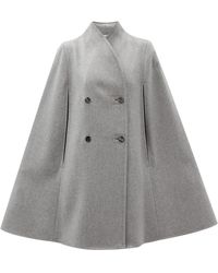 Max Mara Tione Cape - Grey