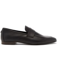 Bougeotte Leather Penny Loafers - Black