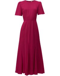 Goat Ivana Flared Midi Dress