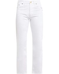 Jacquemus Le Jean Slim Cotton Jeans - White
