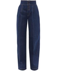 Made In Tomboy Felisa High-rise Wide-leg Jeans - Blue