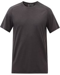lululemon athletica Fast And Free Recycled-fibre Jersey T-shirt - Black