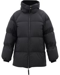2 Moncler 1952 Malvi Quilted Down Hooded Coat - Black