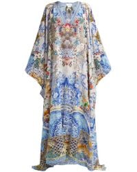 camilla kaftan blue