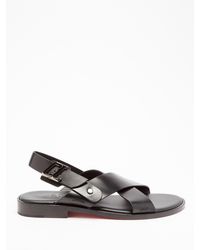 Christian Louboutin Leather sandals for Men | Online Sale up to 23 