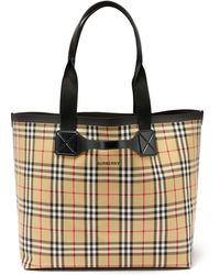 burberry large canvas tote