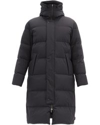 Herno Manteau en tissu imperméable à capuche Arniston - Noir