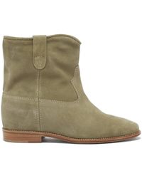 Isabel Marant Crisi Suede Ankle Boots - Multicolor
