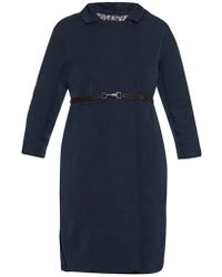 Max Mara Failled Reversible Coat - Blue