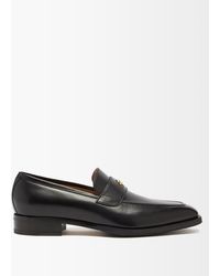 Gucci - Zola Gg-logo Leather Loafers - Lyst