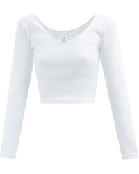 lululemon athletica Align Jersey Top - White