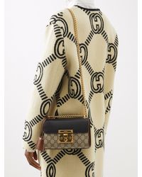 Gucci - Padlock GG Supreme Shoulder Bag - Lyst