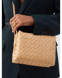 Small Caméra loop in beige - Bottega Veneta