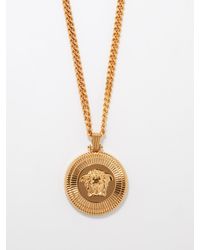 Versace Medusa-pendant Chain Necklace - Metallic