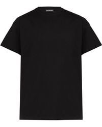 Balenciaga Gender Neutral Print T Shirt - Black