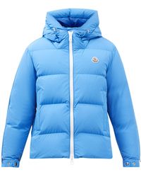 Moncler Idil Quilted-shell Down Jacket - Blue