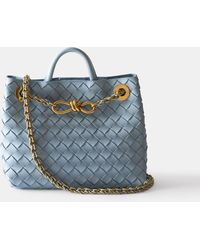 Bottega Veneta - Andiamo Chain-strap Intrecciato-leather Handbag - Lyst